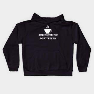 Anxiety Funny Design Kids Hoodie